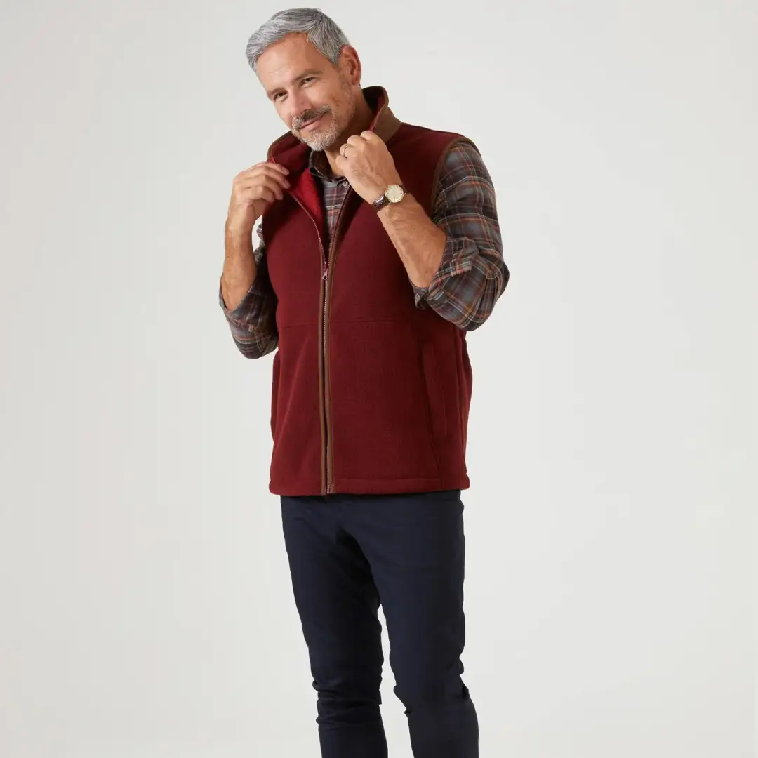 Alan Paine Aylsham Men's Fleece Gilet - Image 2