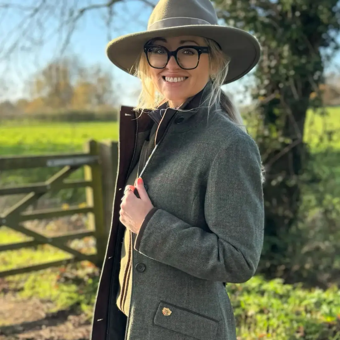 Alan Paine Combrook Ladies Tweed Field Jacket - Image 2