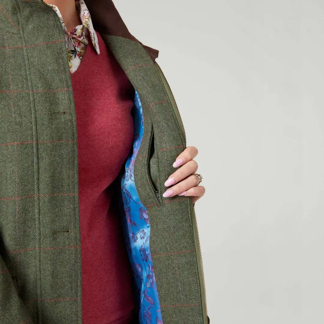 Alan Paine Combrook Ladies Tweed Field Jacket - Image 7