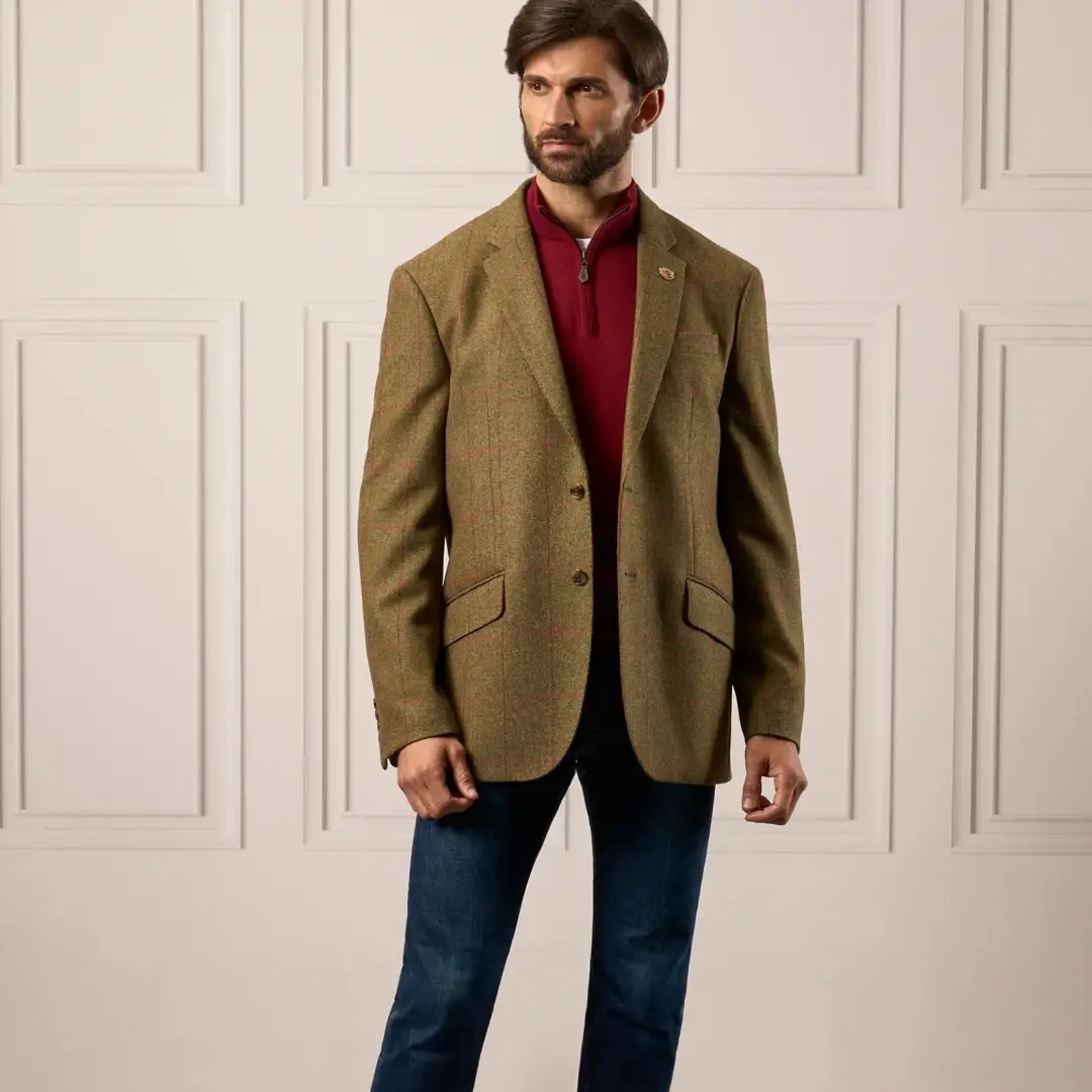 Alan Paine Combrook Mens Tweed Sports Blazer - Image 7