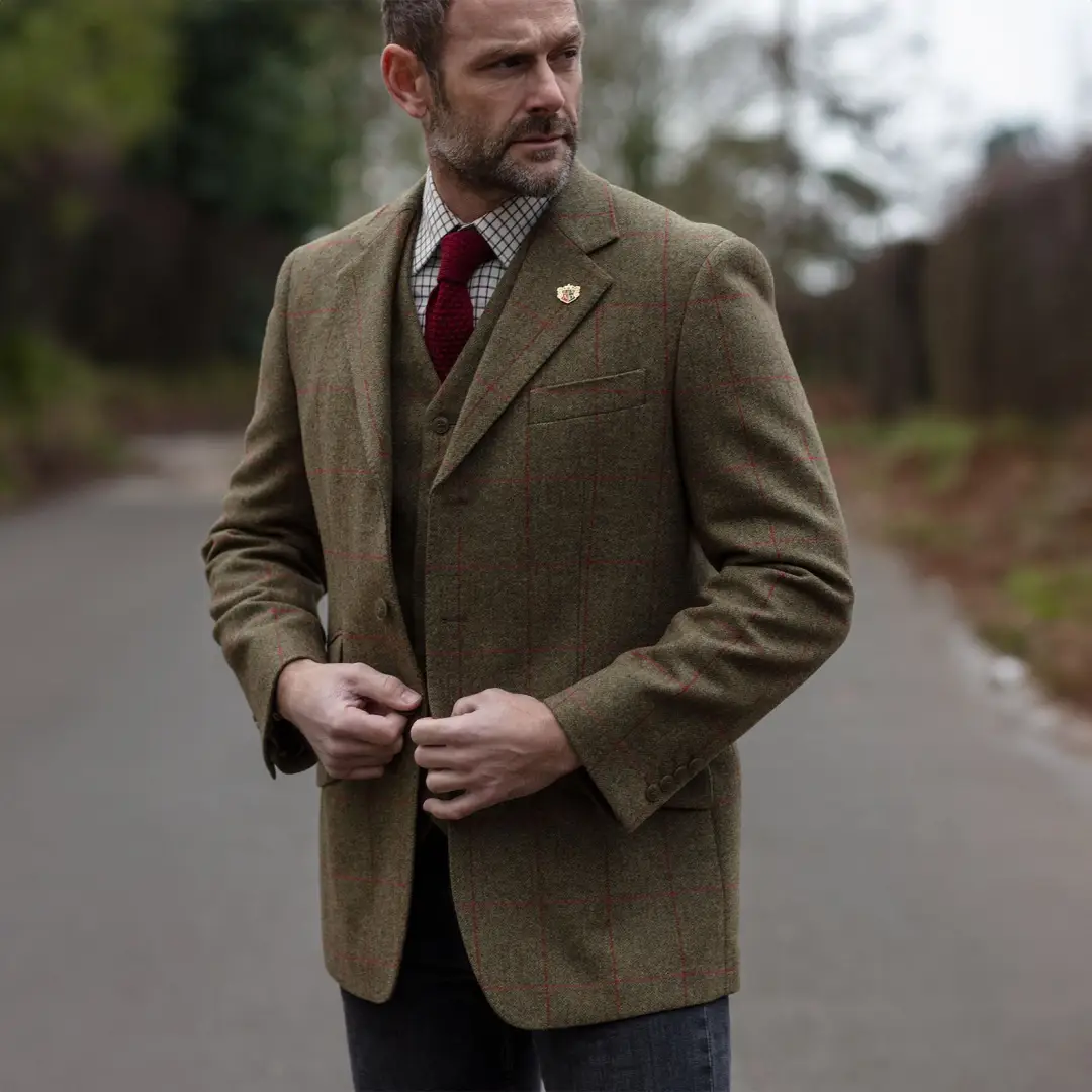 Alan Paine Combrook Mens Tweed Sports Blazer - Image 8