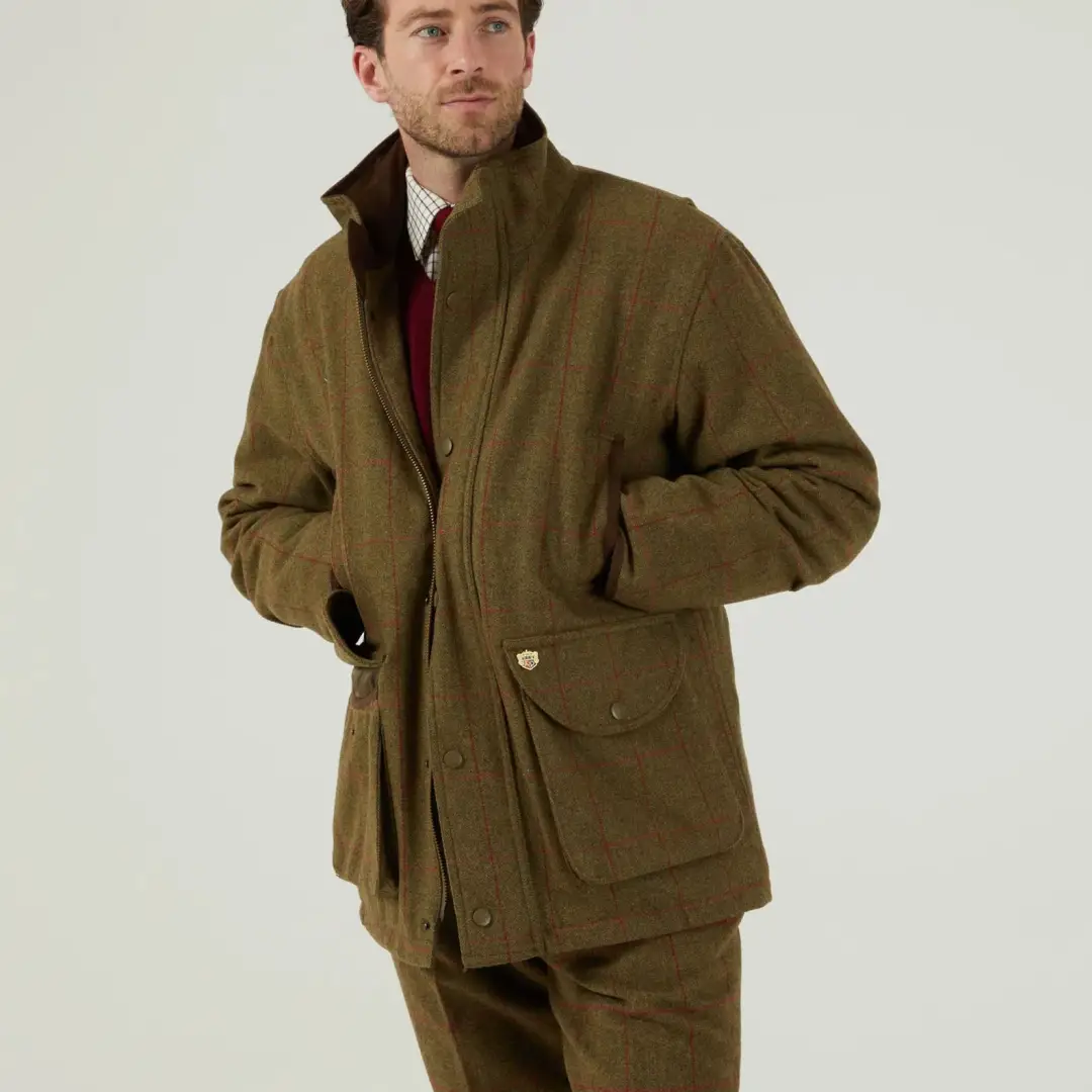 Alan Paine Combrook Men's Tweed Field Coat - Image 3