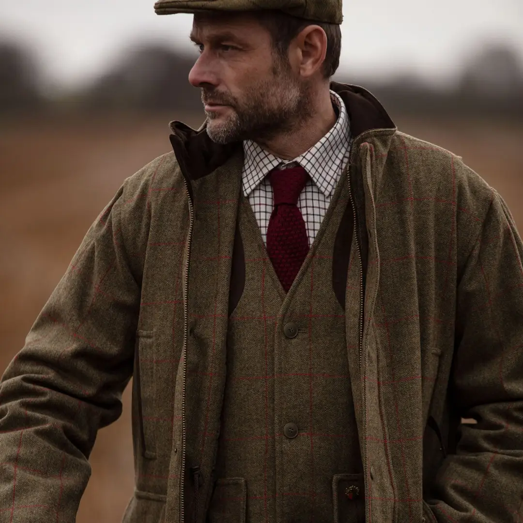 Alan Paine Combrook Men's Tweed Field Coat - Image 6