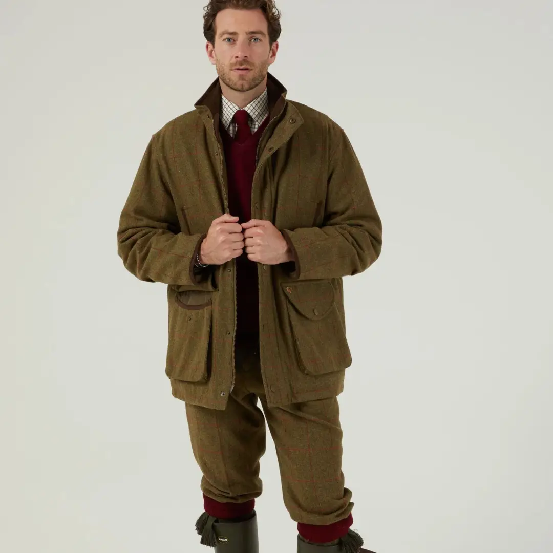 Alan Paine Combrook Men's Tweed Field Coat - Image 8