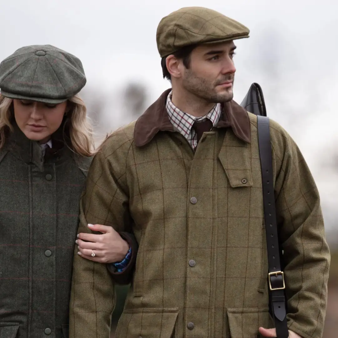 Alan Paine Men's Rutland Waterproof Tweed Coat - Image 2
