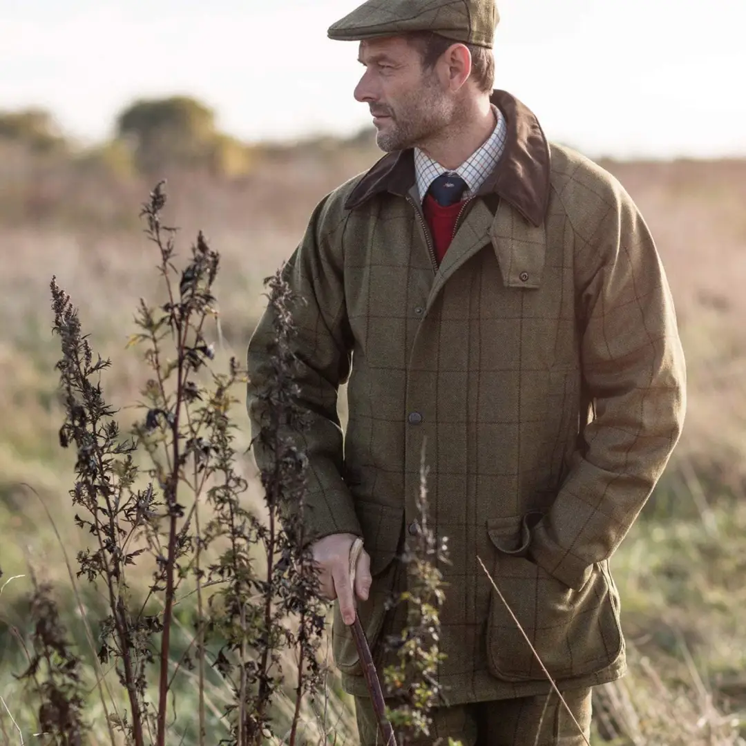 Alan Paine Men's Rutland Waterproof Tweed Coat - Image 4