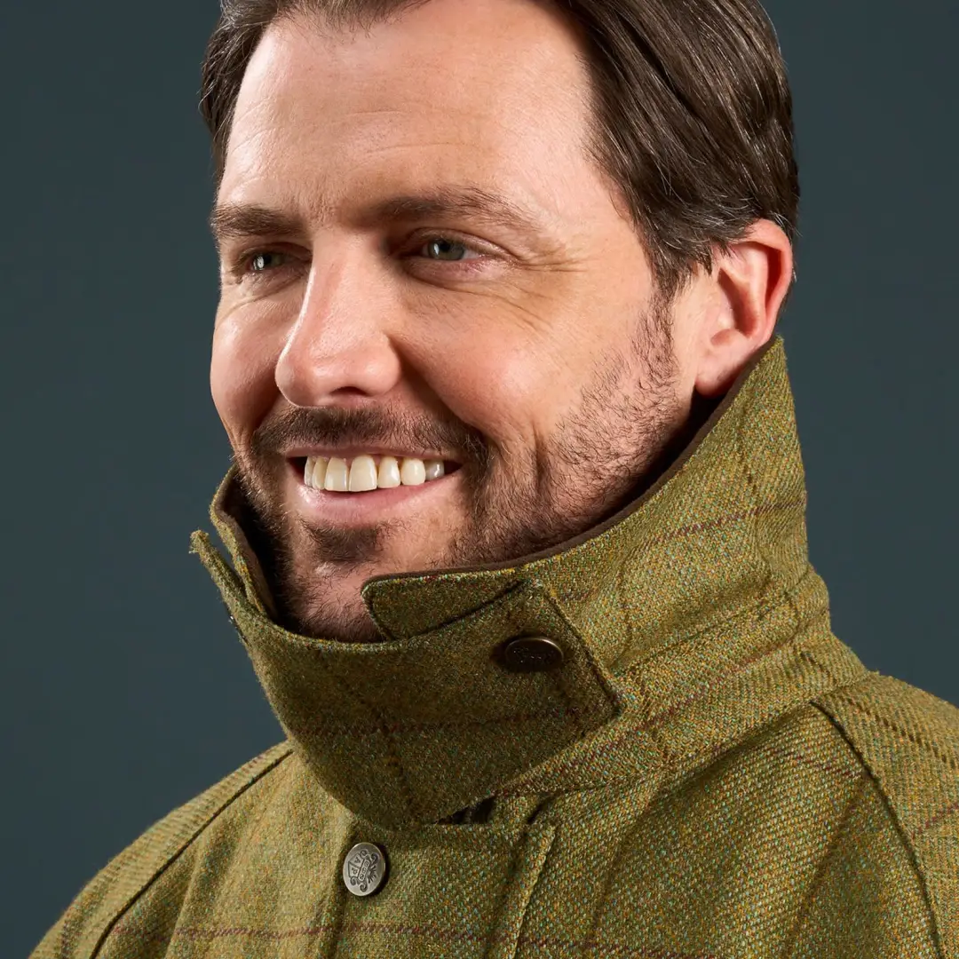 Alan Paine Men's Rutland Waterproof Tweed Coat - Image 7