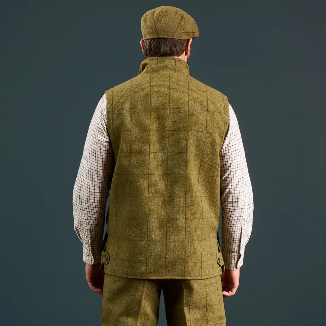 Alan Paine Men's Rutland Waterproof Tweed Waistcoat - Image 3