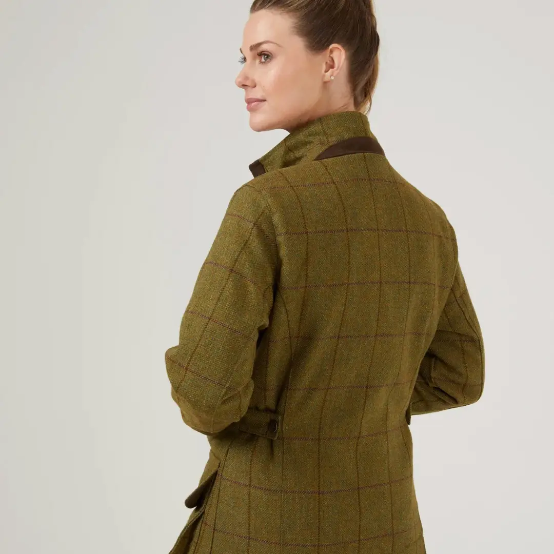 Alan Paine Rutland Ladies Tweed Waterproof Coat - Image 4