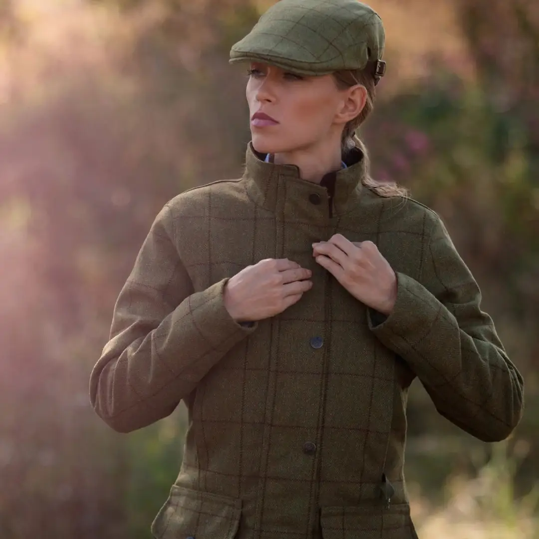 Alan Paine Rutland Ladies Tweed Waterproof Coat - Image 6