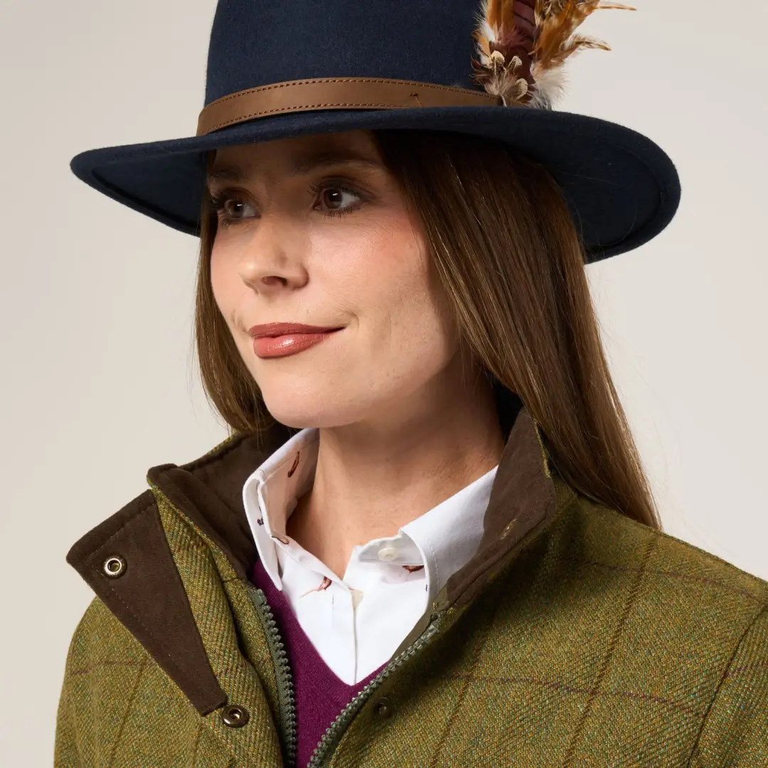 Alan Paine Rutland Ladies Tweed Waterproof Coat - Image 9