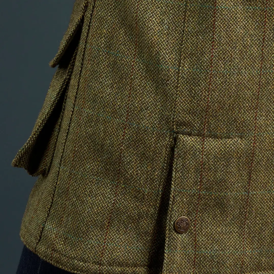 Alan Paine Rutland Ladies Tweed Waterproof Coat - Image 5