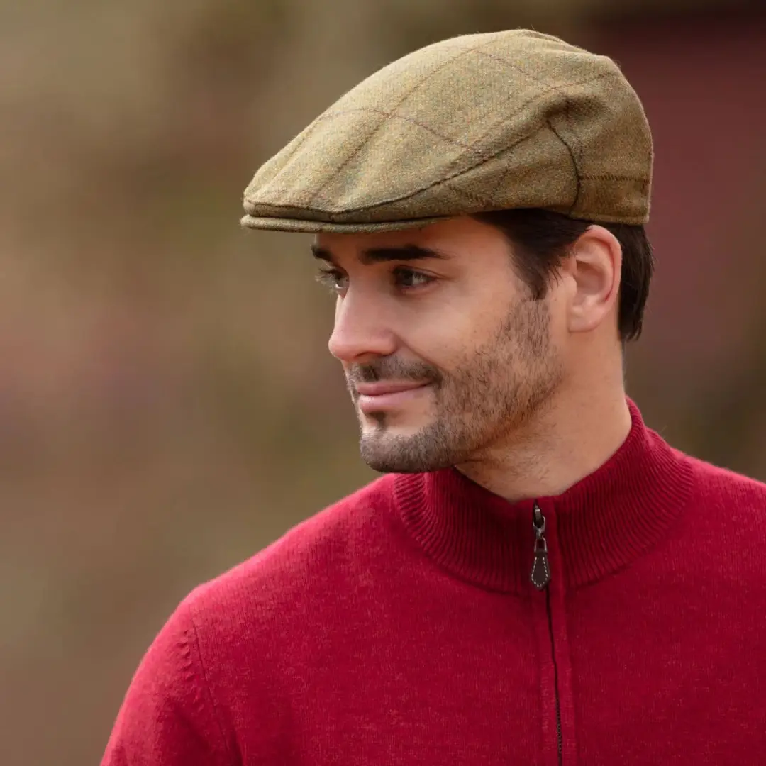 Alan Paine Rutland Men's Tweed Flat Cap - Image 2