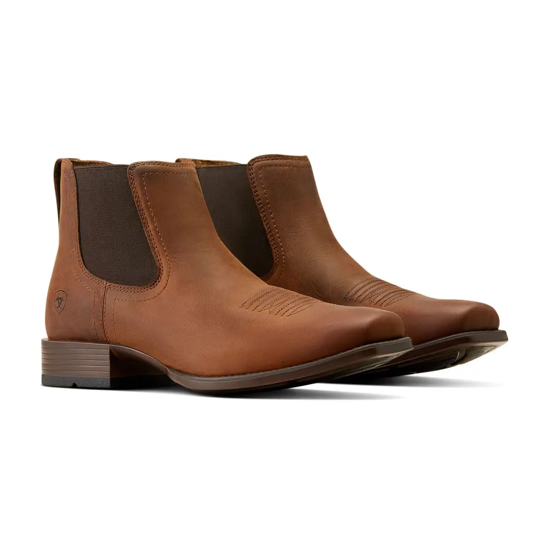 Ariat Mens Booker Ultra Square Toe Western Boots - Image 2