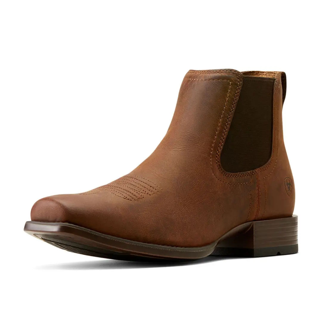 Ariat Mens Booker Ultra Square Toe Western Boots - Image 6