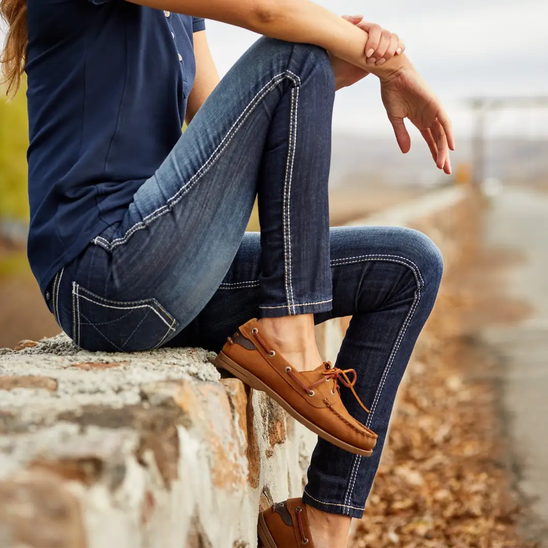 Ariat Womens Antigua Boat Shoes - Image 2