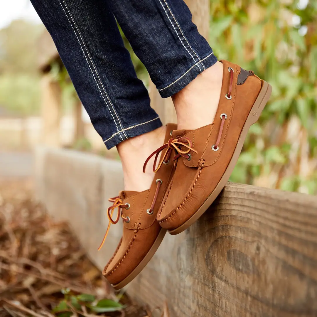 Ariat Womens Antigua Boat Shoes - Image 3