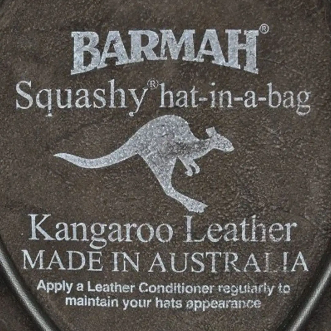 Barmah Squashy Roo Leather Hat - Image 4