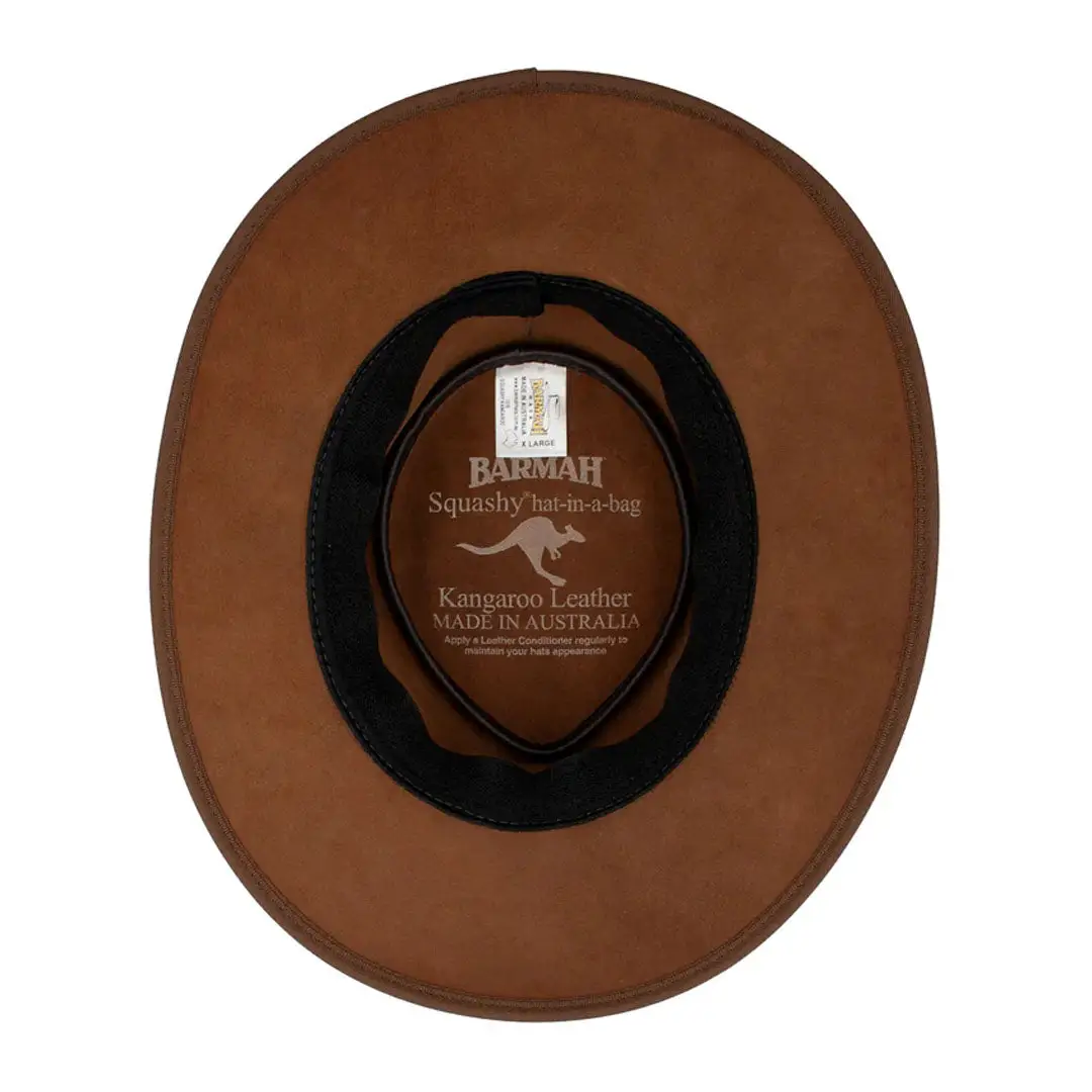 Barmah Squashy Roo Leather Hat - Image 3