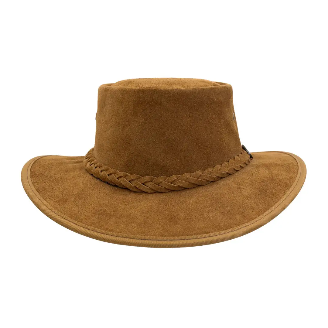 Barmah Squashy Suede Leather Hat - Image 6