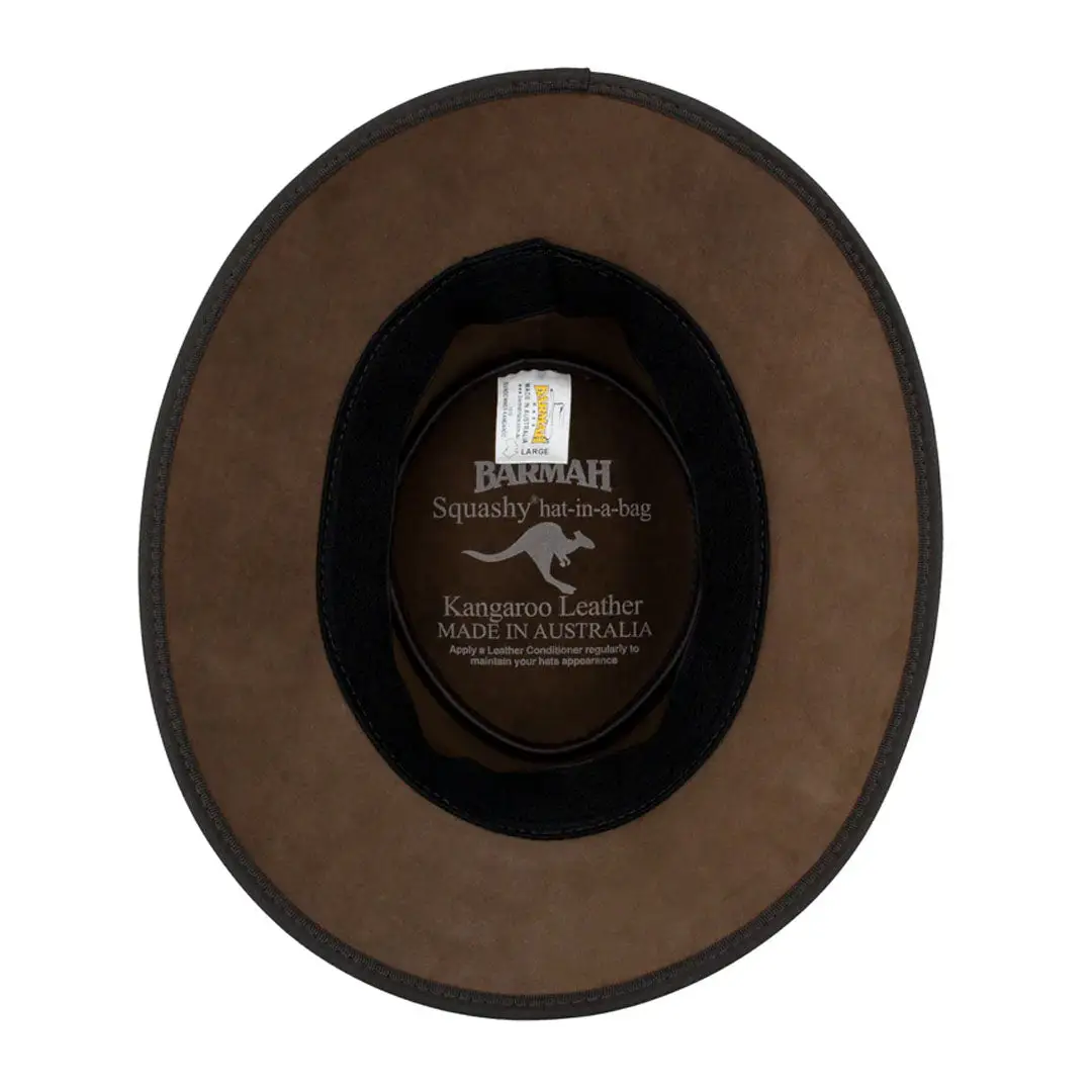 Barmah Sundowner Roo Leather Hat - Image 3