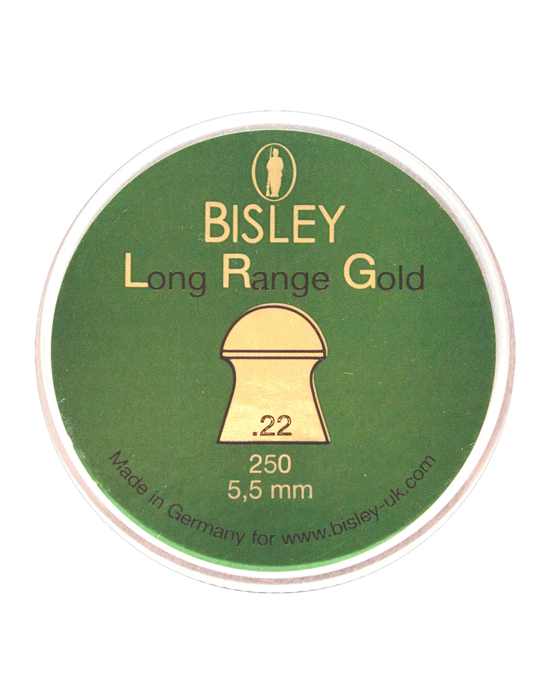 Bisley Long Range Gold .22 Tin of 250