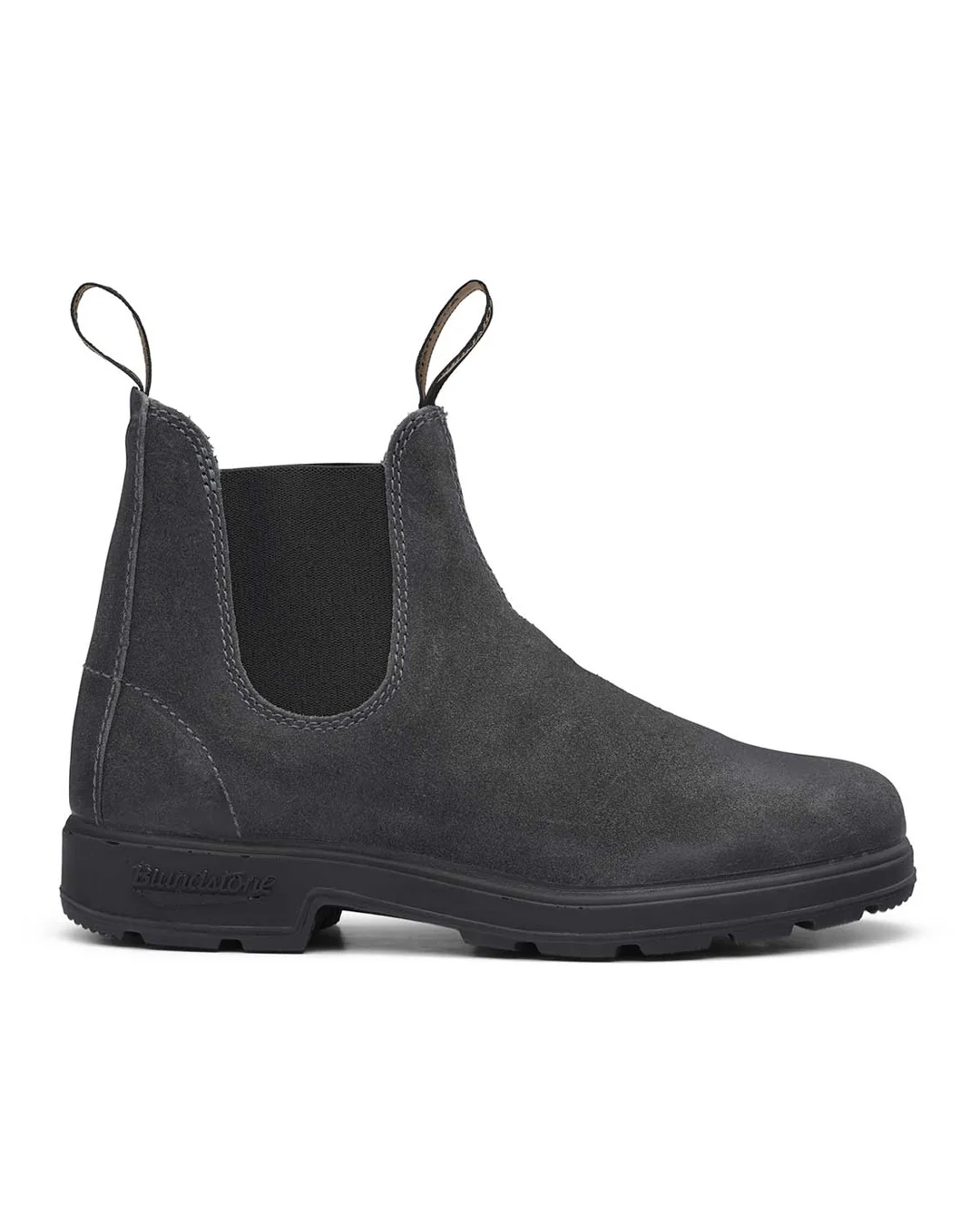 Blundstone 1910 Steel Grey Wax Suede Chelsea Boots - Image 2
