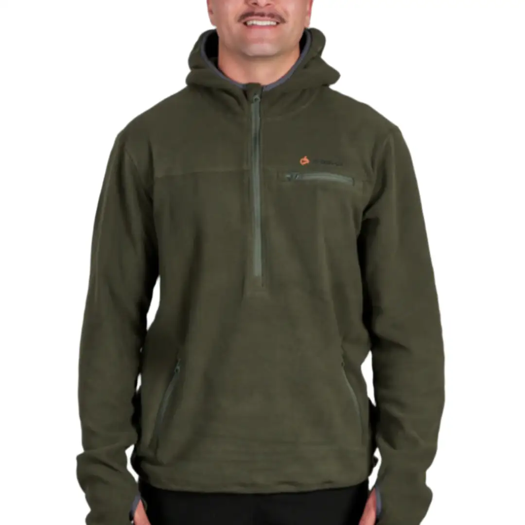 Bushbuck Vertex Hooded Half Zip Fleece