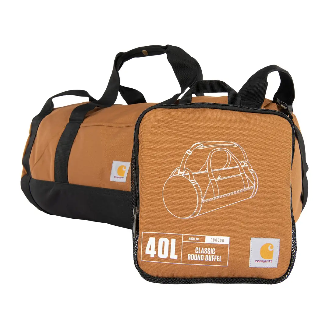 Carhartt 40L Classic Round Duffel Bag - Image 2