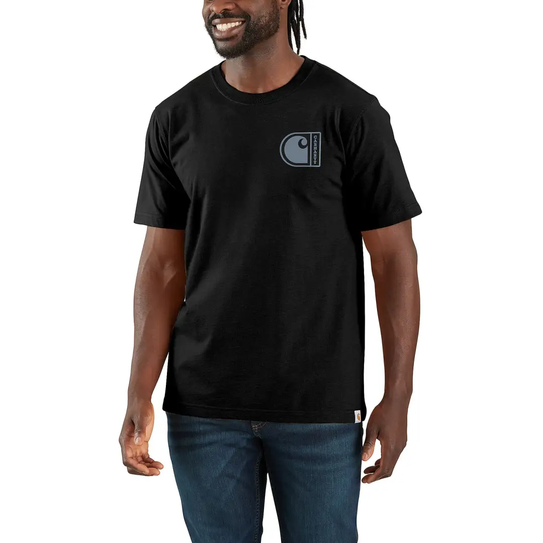 Carhartt Relaxed Fit Lightweight Short-Sleeve Graphic T-Shirt - Image 3