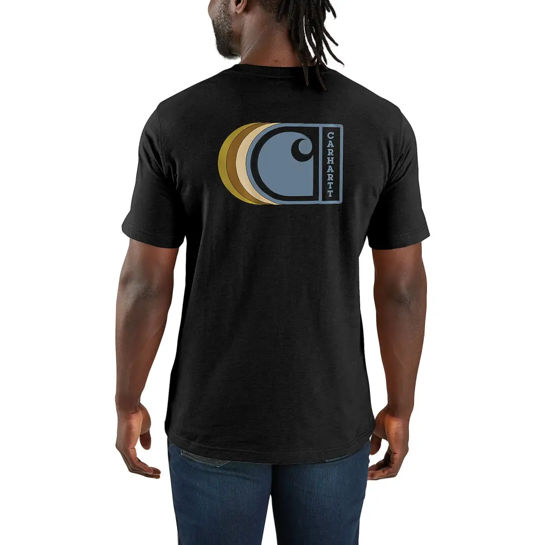 Carhartt Relaxed Fit Lightweight Short-Sleeve Graphic T-Shirt - Image 4