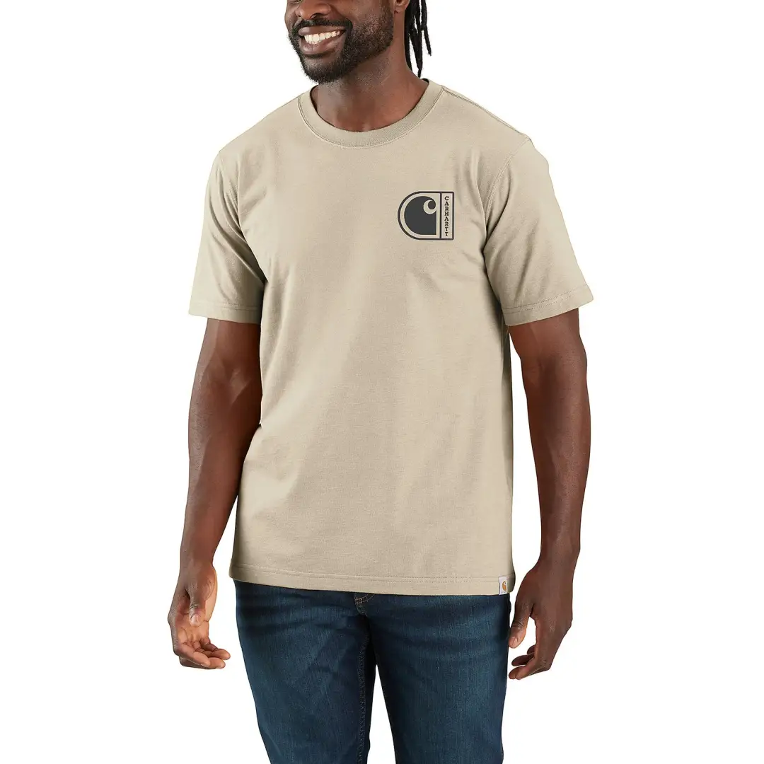 Carhartt Relaxed Fit Lightweight Short-Sleeve Graphic T-Shirt - Image 3