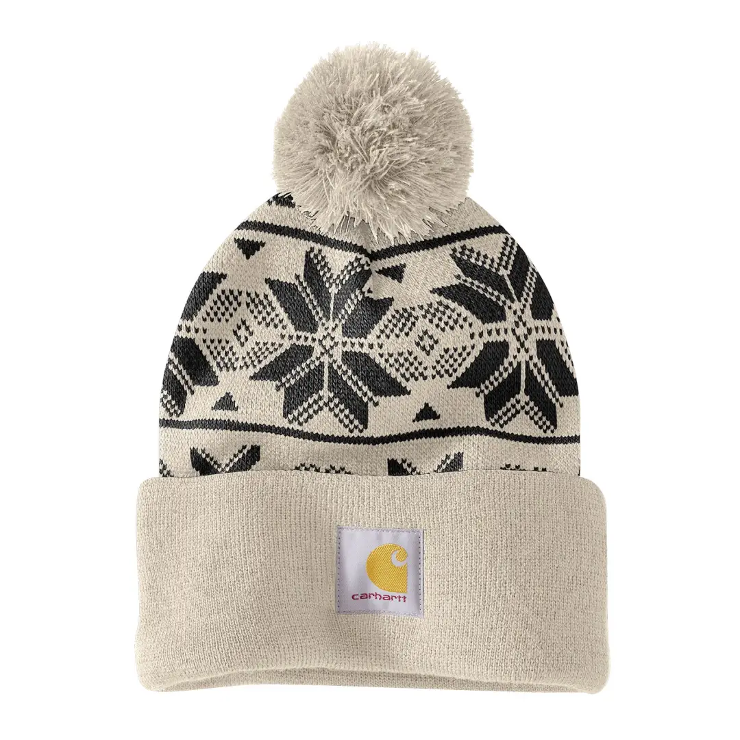 Carhartt Knit Pom Jacquard Beanie