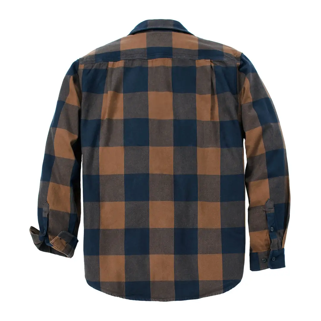 Carhartt Loose Fit Heavyweight Flannel Long-Sleeve Plaid Shirt - Image 2