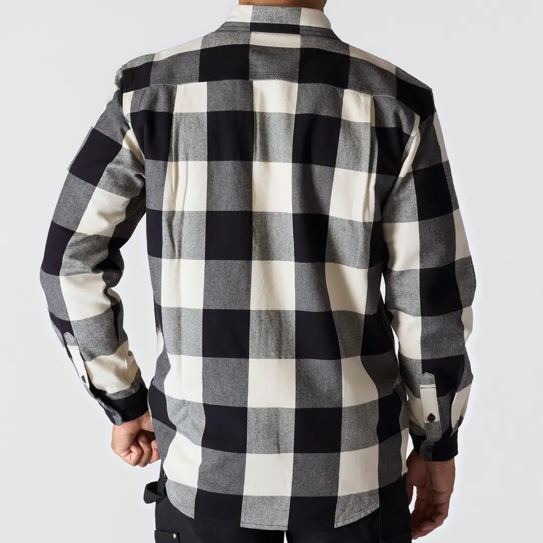 Carhartt Loose Fit Heavyweight Flannel Long-Sleeve Plaid Shirt - Image 5