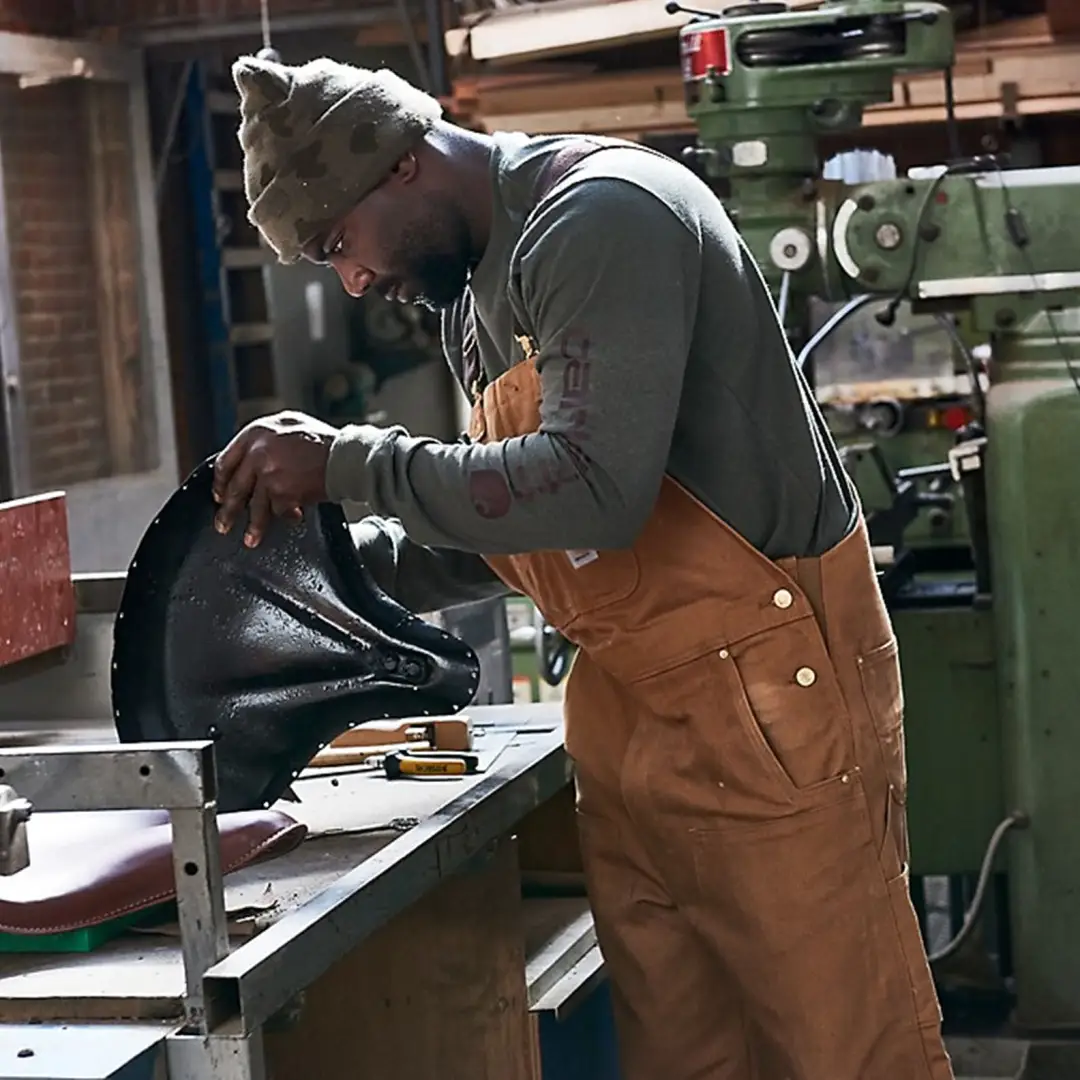 Carhartt Iconic R01 Duck Bib Dungarees - Image 2