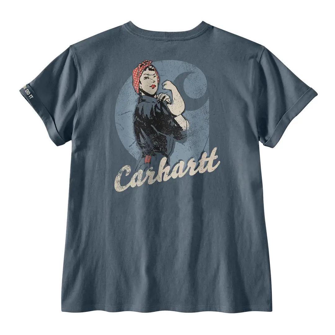 Carhartt Women's Dearborn Rosie Pocket T-Shirt - Image 4