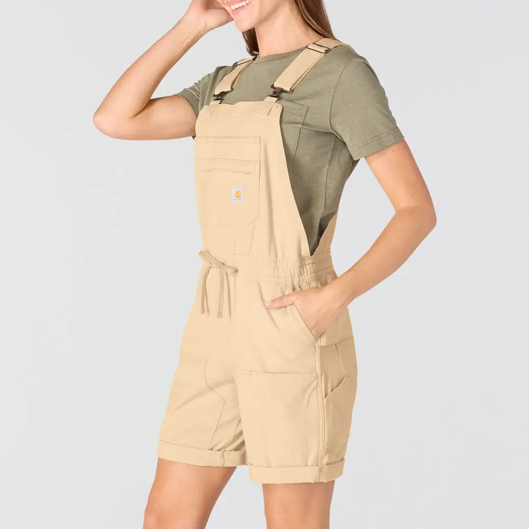 Carhartt Womens Force Ripstop Shortalls - Image 3