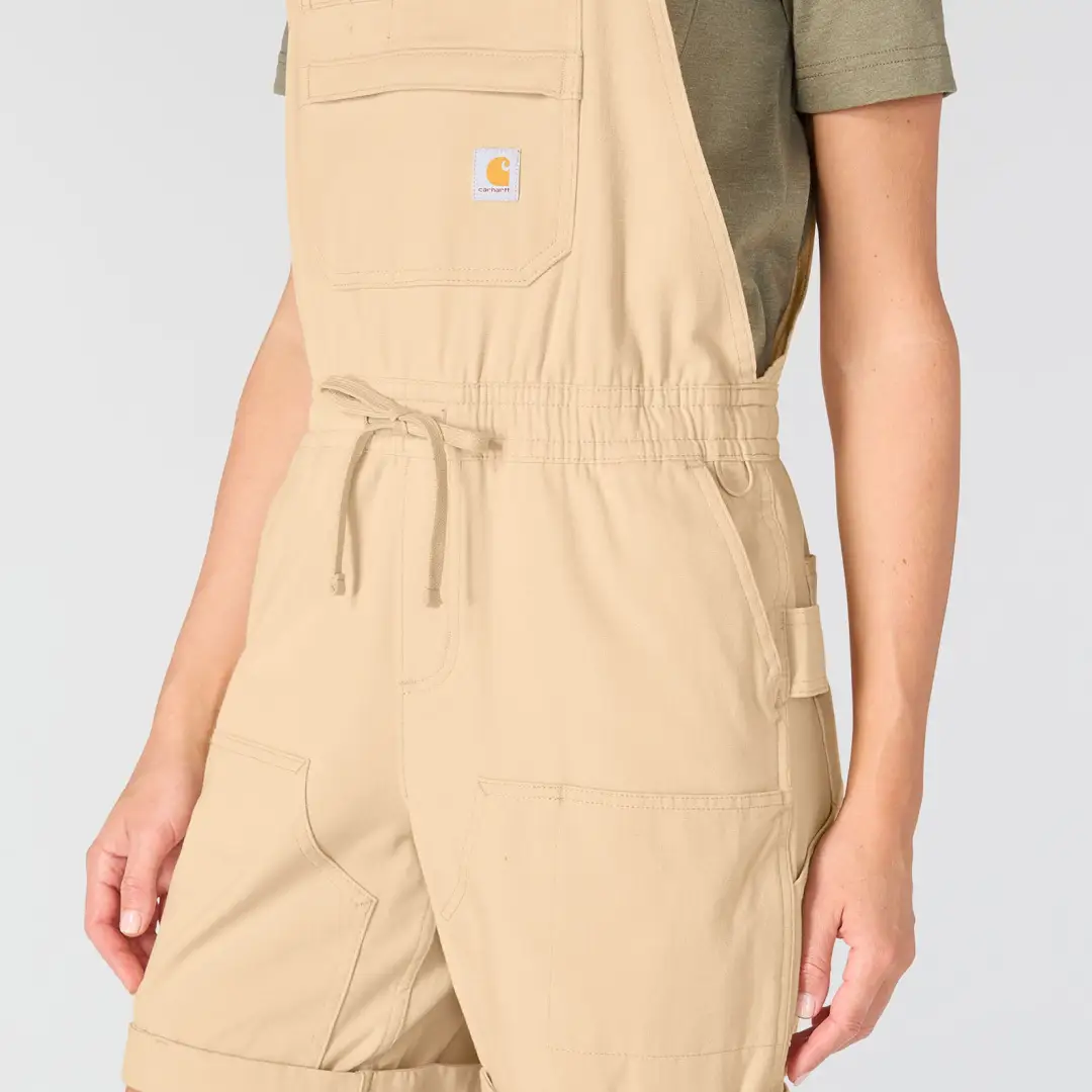 Carhartt Womens Force Ripstop Shortalls - Image 7