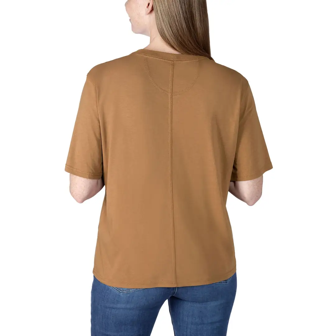 Carhartt Womens Loose Fit Lightweight Short Sleeve Crewneck T-Shirt - Image 3