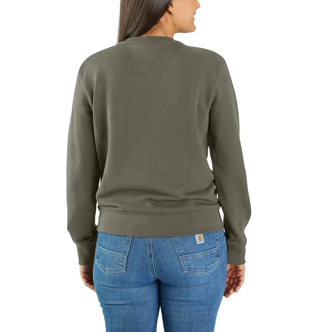 Carhartt Womens Tencel Crewneck Sweatshirt - Image 3