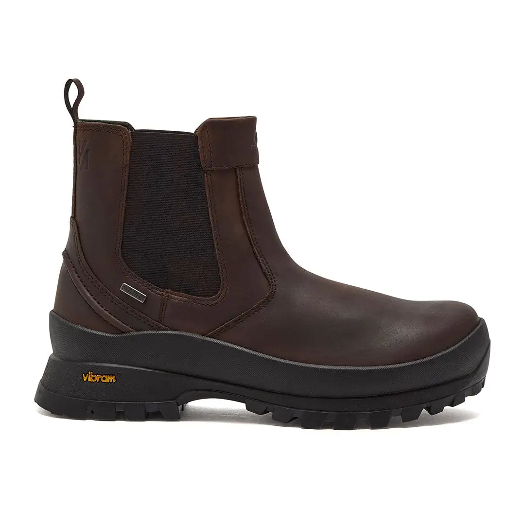 Chatham Cockley Waterproof Chelsea Boots - Dark Brown - Image 2