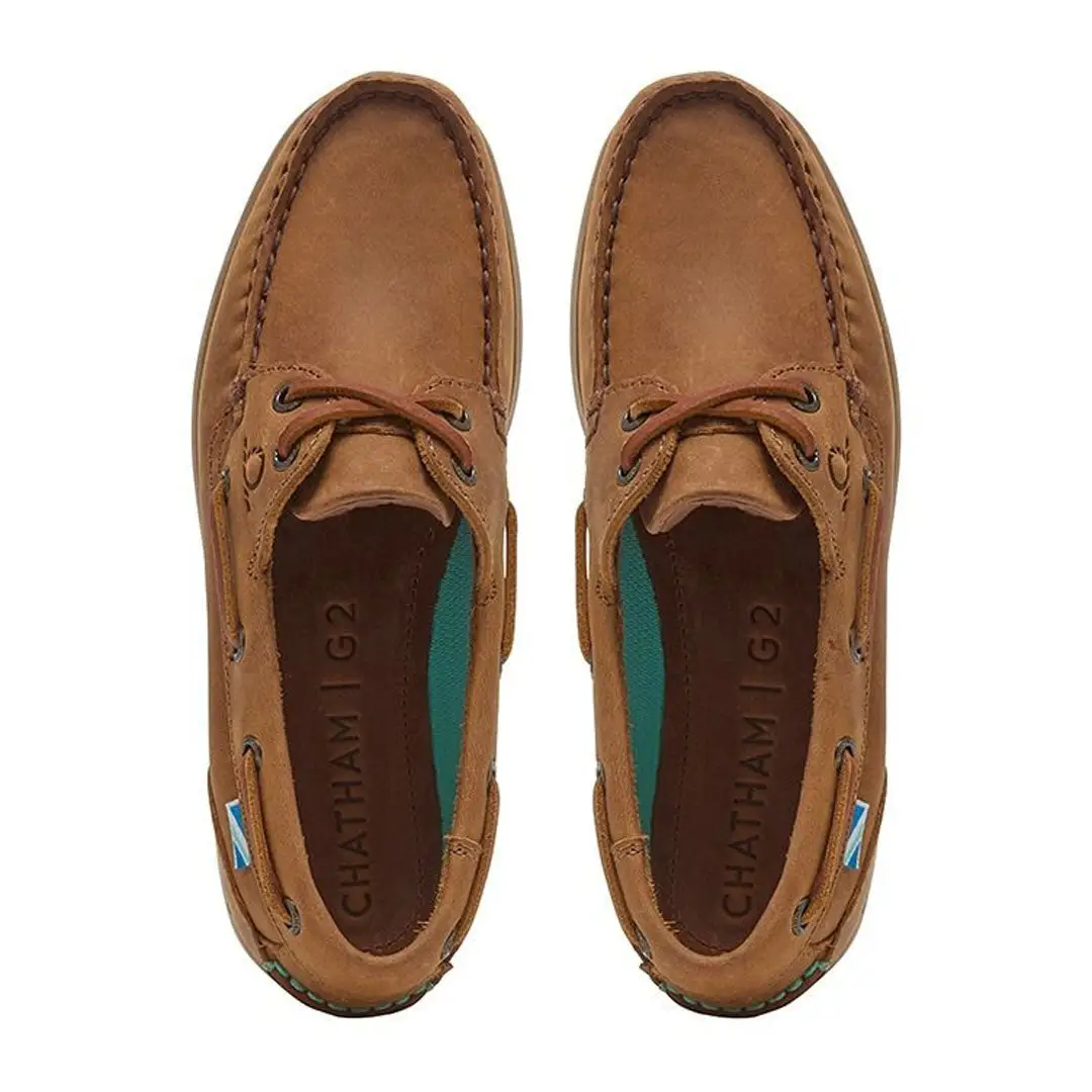 Chatham Deck Lady II G2 Premium Leather Boat Shoes - Image 4