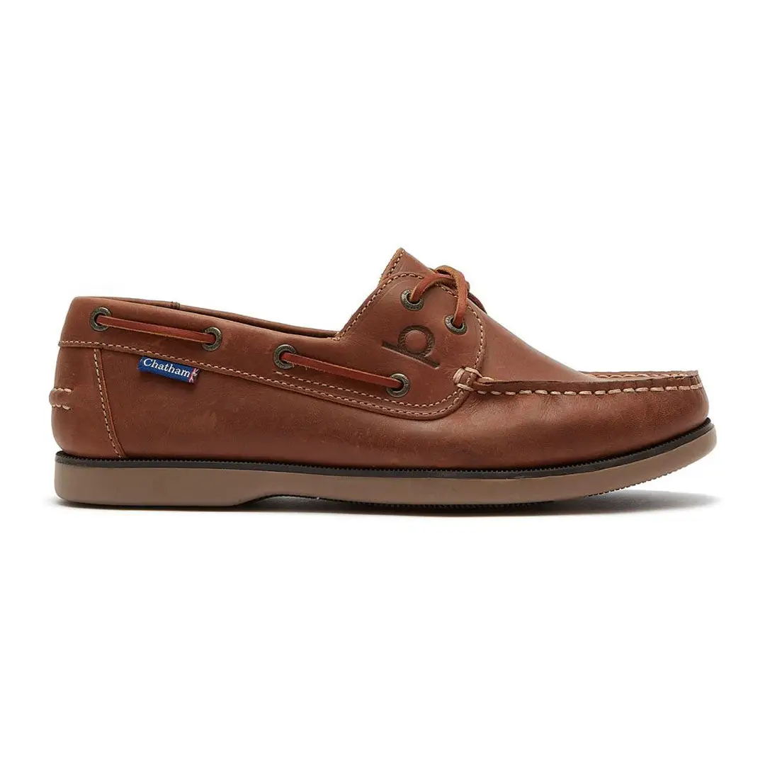Chatham Whitstable Leather Boat Shoes