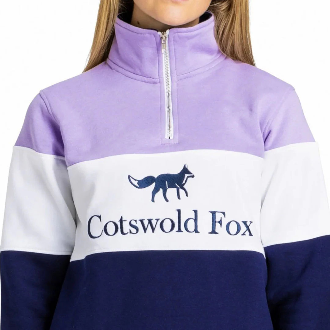 Cotswold Fox Cirencester Quarter Zip Jumper - Image 4