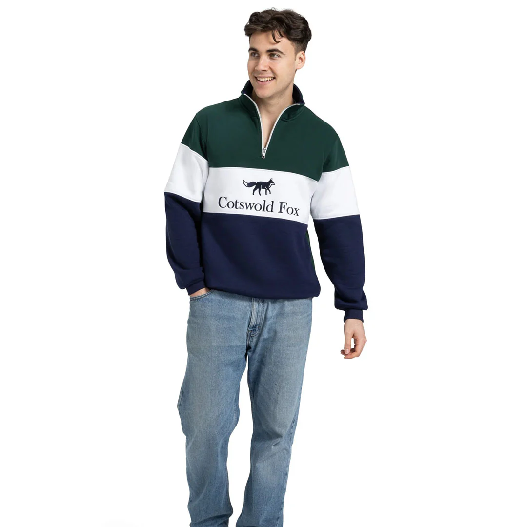 Cotswold Fox Cirencester Quarter Zip Jumper - Image 3