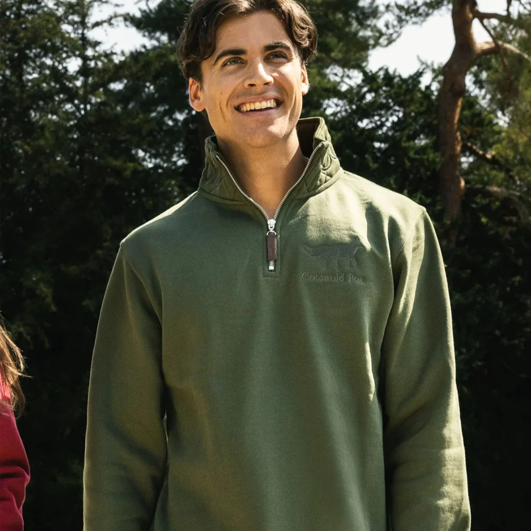 Cotswold Fox Tetbury Quarter Zip Jumper - Image 4