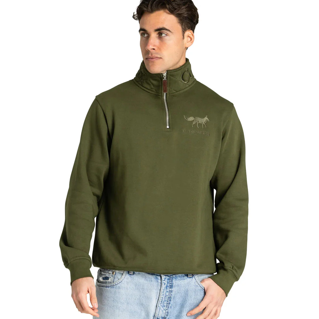 Cotswold Fox Tetbury Quarter Zip Jumper - Image 7