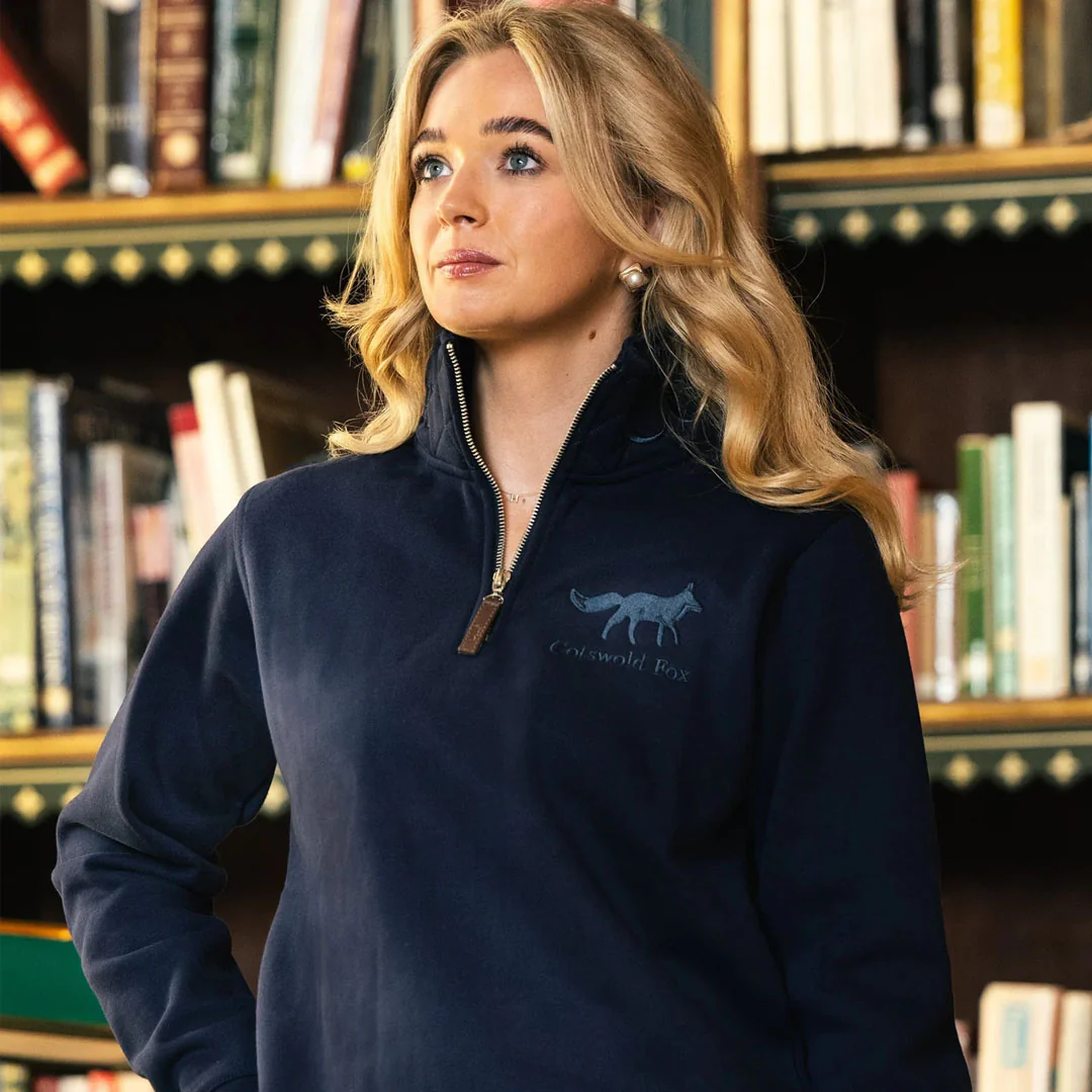 Cotswold Fox Tetbury Quarter Zip Jumper - Image 4