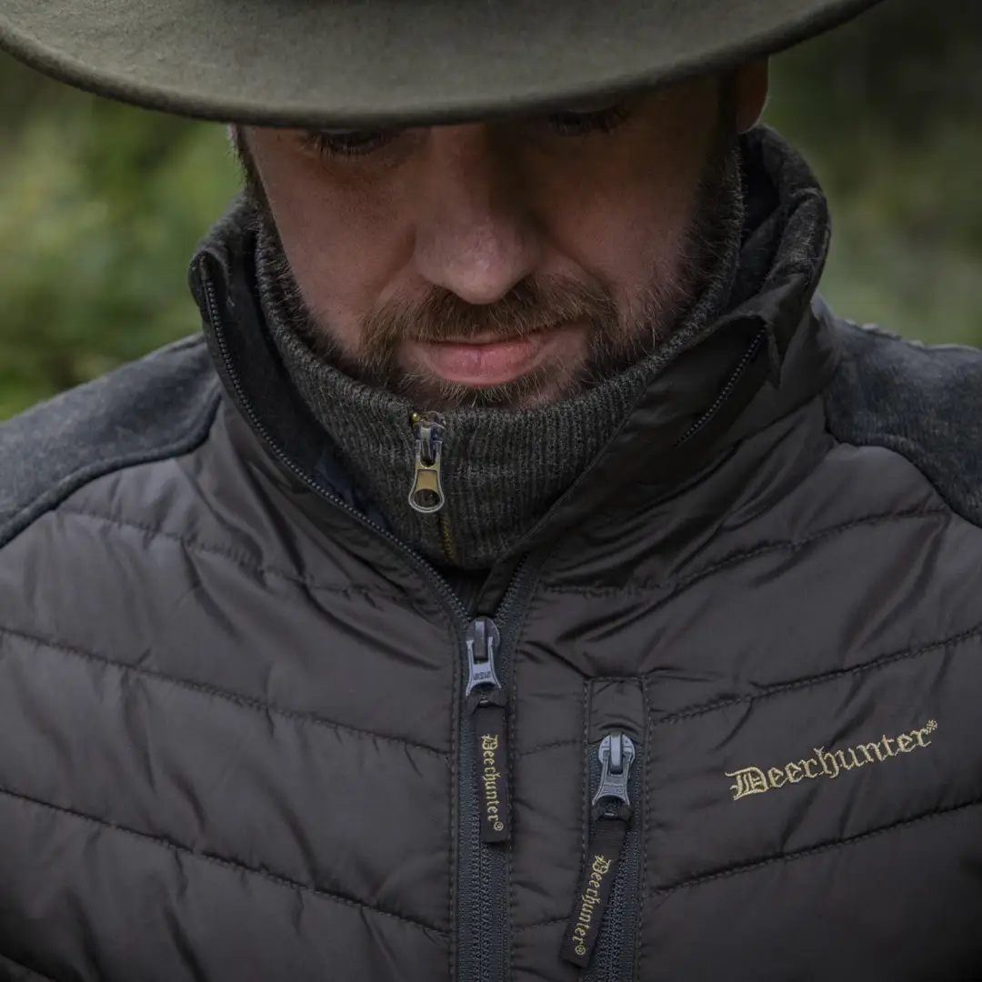 Deerhunter Moor Padded Jacket w. Knitted Sleeves - Image 3